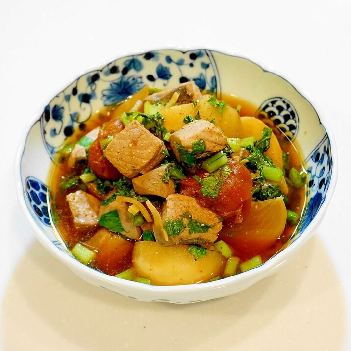 秋の夜長にどうぞ!カツオとカブの梅煮